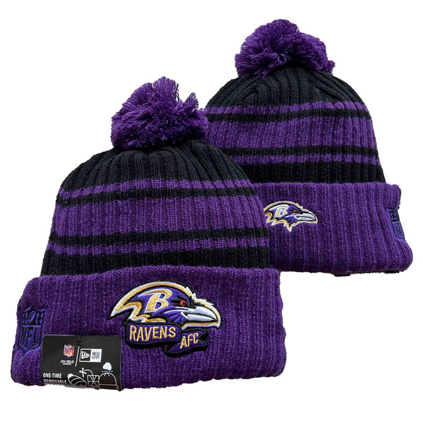 Baltimore Ravens Knit Hats 082